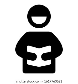 reading icon isolated sign symbol vector illustration - high quality black style vector icons
