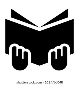 reading icon isolated sign symbol vector illustration - high quality black style vector icons
