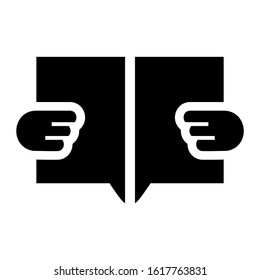reading icon isolated sign symbol vector illustration - high quality black style vector icons
