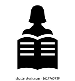 reading icon isolated sign symbol vector illustration - high quality black style vector icons
