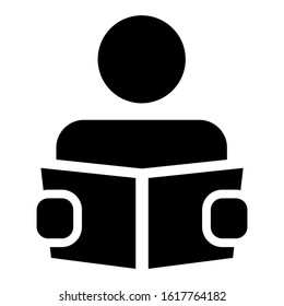 reading icon isolated sign symbol vector illustration - high quality black style vector icons
