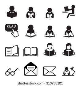 Reading Icon Set