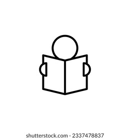 reading icon vector design templates 