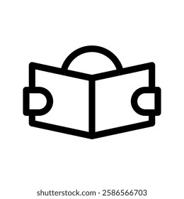 Reading Icon Vector Symbol Design Illustration