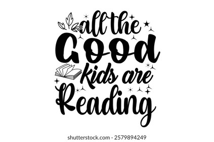 reading for kids book graphic t-shirt design