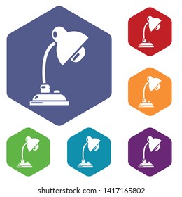 Reading lamp icon. Simple illustration of reading lamp vector icon for web