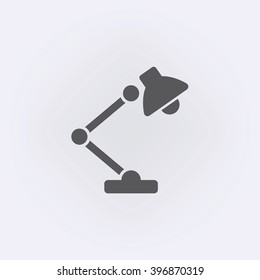 Reading lamp icon . Vector illustration
