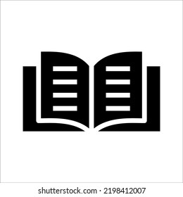 Icono de línea de lectura, vector sobre fondo blanco