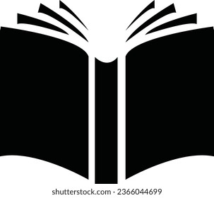 Reading line icon, Vector on white background. Simple book symbol. Vector