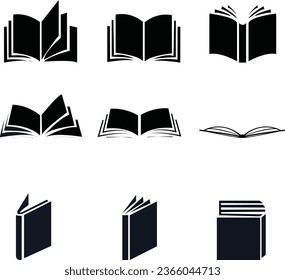 Reading line icon, Vector on white background. Simple book symbol. Vector