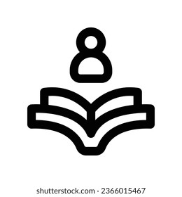 reading line icon. vector icon for your website, mobile, presentation, and logo design.