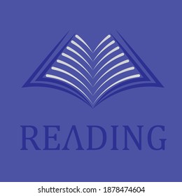 Reading logo design symbolizing ones organization.It is design that is used by an organization for it's letterhead,advertising material,and signs as an emblem.