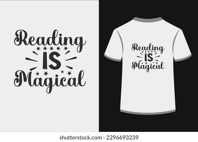 Reading is Magical.This is an editable EPS vector file.