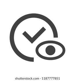 reading mode has active. watching mode icon vector 