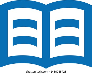 Reading Mode Icon Logo Symbol