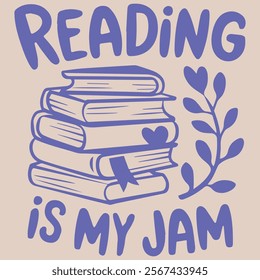 READING IS MY JAM GRAPHIC