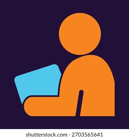 Lectura en Smart Device Vector de moda elegante diseño increíble útil Ilustración de fondo colorido.eps