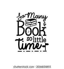 Reading quote typography design vector