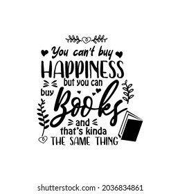 Reading quote typography design vector
