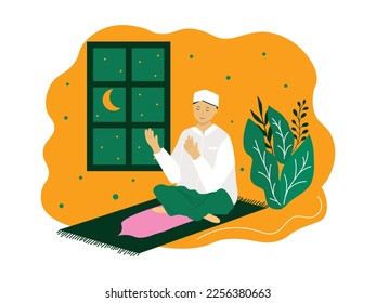 Design-Illustration Quran und Ramadan