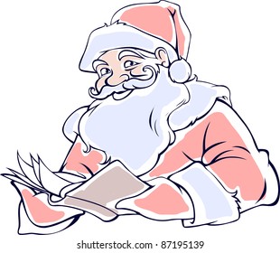 Reading Santa