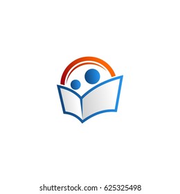Reading Story Book Logo