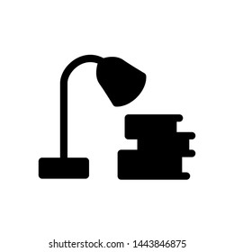 Reading student , icon template logo vector illustration, education business emblem isolated, outline solid background white