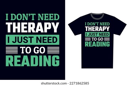 Vorlage für T-Shirt-Design-Vektorgrafik lesen