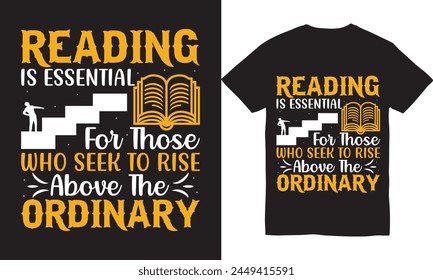 Reading T-shirt Design, New T-shirt , New reading T-shirt design, Best selling t-shirt, reading design, mockup T-shirt,T-shirt design reading,