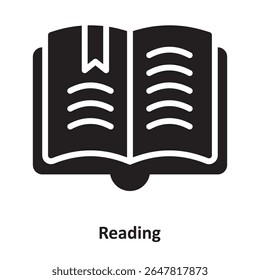 Reading Vector Icon which can easily modify or edit

