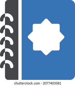 reading vector illustration isolated on a transparent background . glyph vector icons for concept or web graphics.