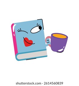 Reading vector Sticker. Eps 10 file