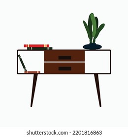  Leyendo mesa de madera con libros.