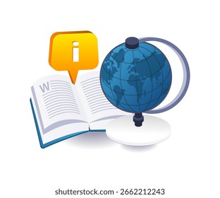 Leyendo información del mundo en libros