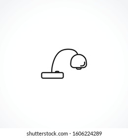 Reading-lamp icon on white background. Reading-lamp icon on white background. Reading-lamp icon on white background. 