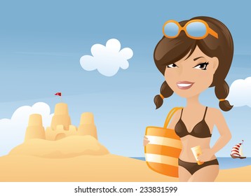 Ready for a day at the beach.