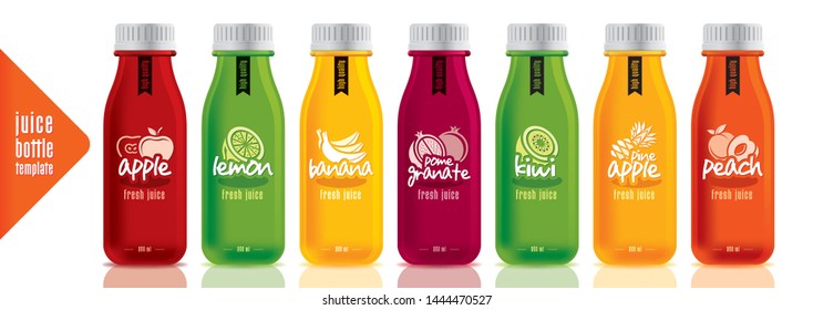 Ready design juice bottle set
