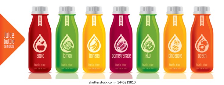 Ready design juice bottle set