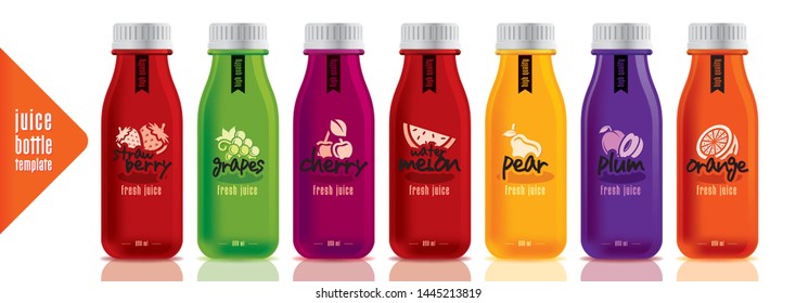 Ready design juice bottle set
