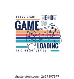 Ready to game Pad Vector graphic jostick design
