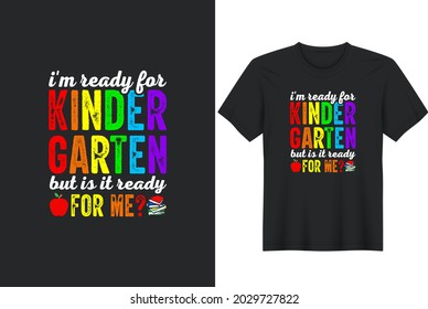 I’m Ready For Kindergarten But Is It For Me Back To School
