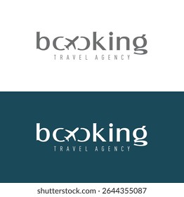 Ready logotype for travel or booking agencies