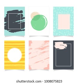 ready made poster designs with brush strokes