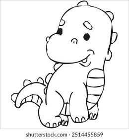 READY TO PARTY DINO VECTOR