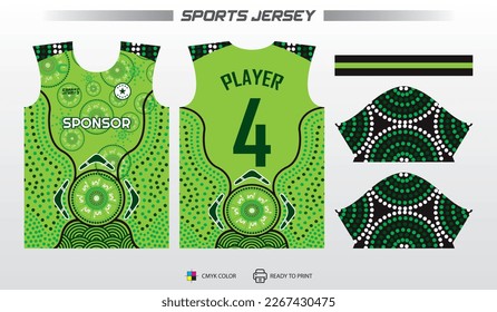 Ready to Print Jersey Design Template