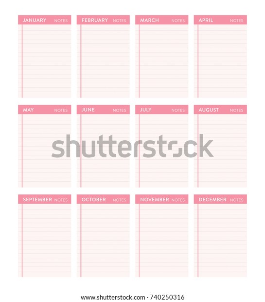 Ready To Print Monthly Yearly Calendar To Do List White Background