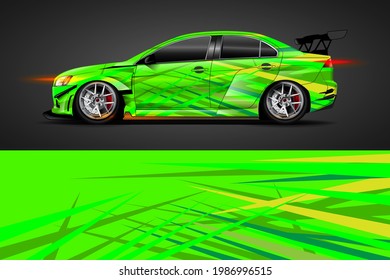 Ready Print Vinyl Wrap Designs Abstract Stock Vector (Royalty Free