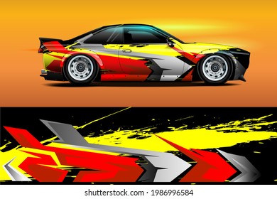 ready to print vinyl wrap designs with abstract background