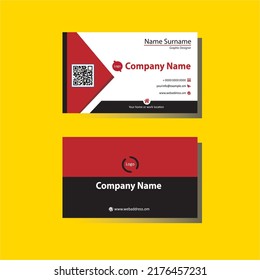 Listo Para imprimir diseño de tarjetas de visita