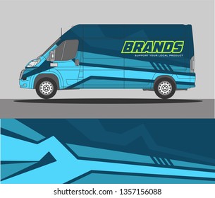 Ready print wrap and decal design. Company van Wrap Design. 